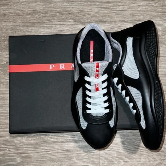 Prada America's Cup Soft rubber and bike fabric sneakers - Picture 2 of 3